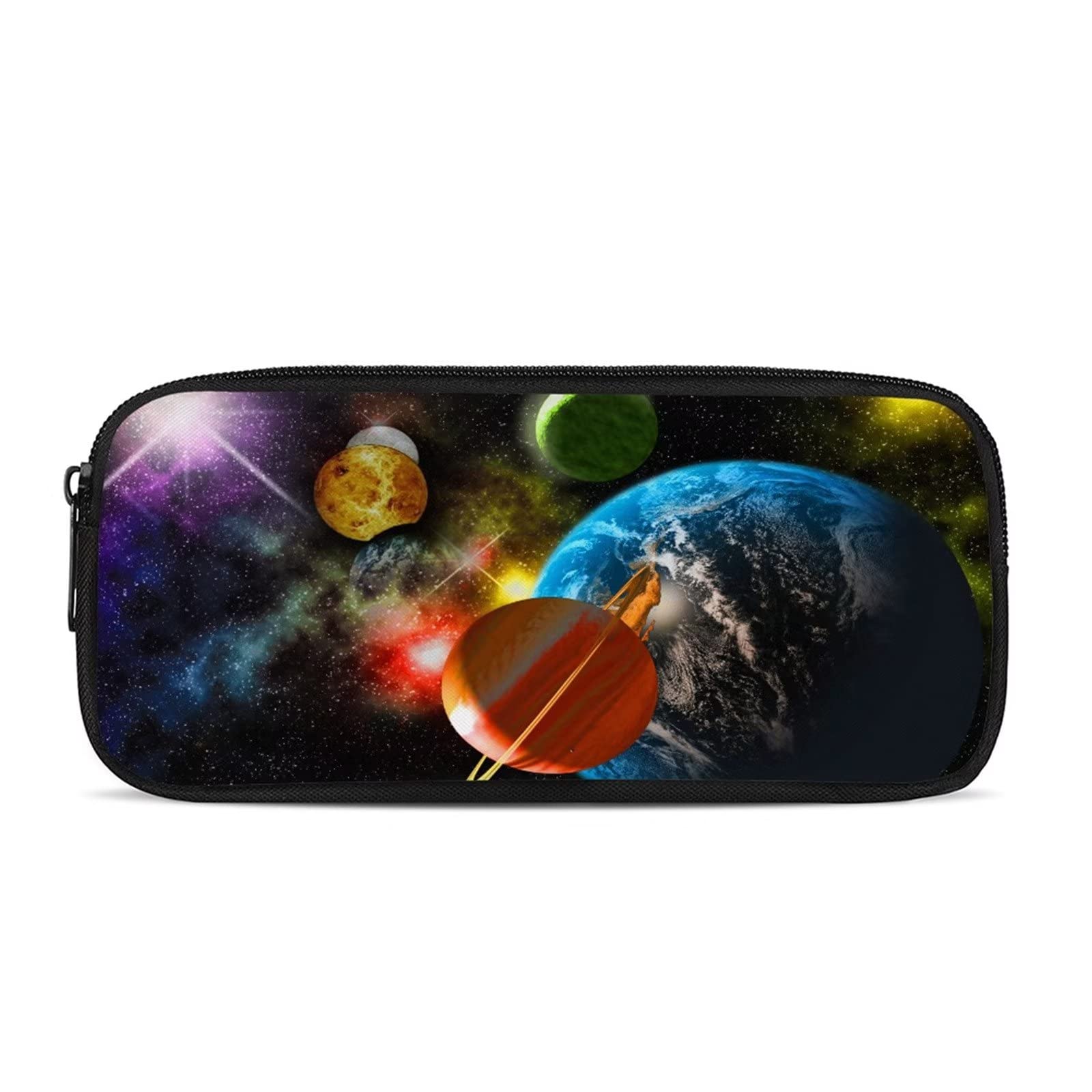 Belidome Planet Kids Pencil Case Bag Durable Zipper Pen Box Organizer Pouch Stationery