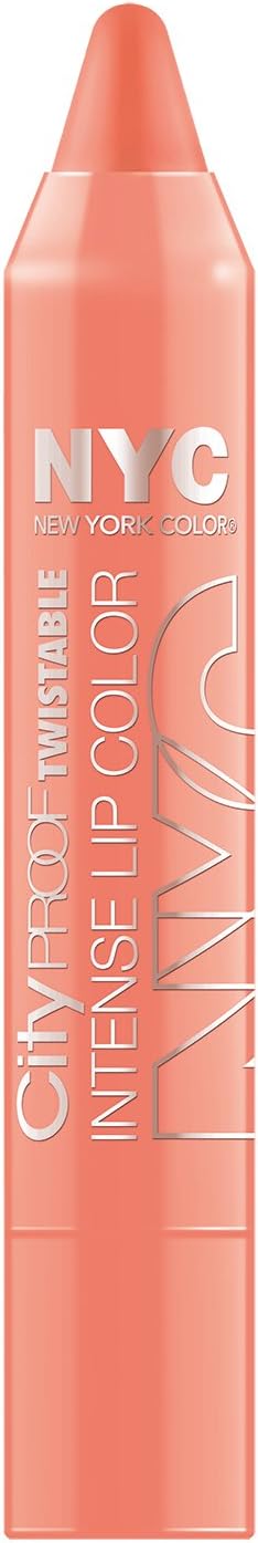 N.Y.C. New York Color City Proof Twistable Intense Lip Color, Park Slope Peach, 0.09 Ounce