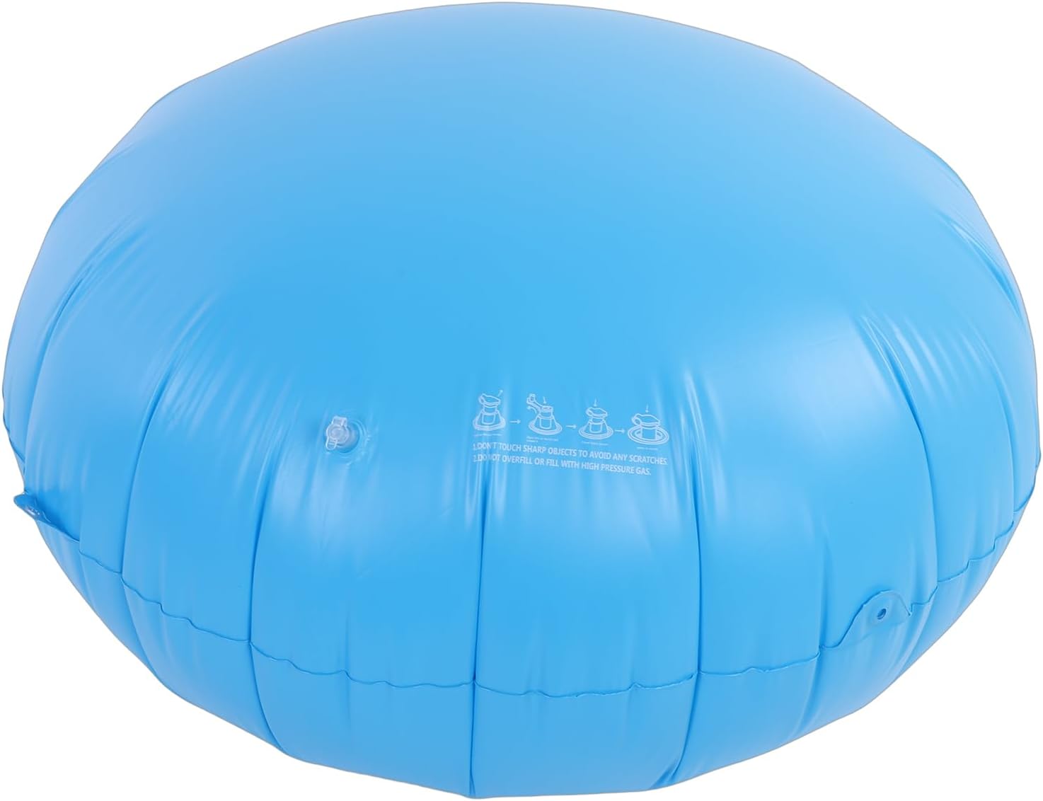 Inflatable Pool Pillow, Thick PVC Air Pillow with 9.8ft Rope for Above Ground Pools Winterizing Kit Ice Equalizer Closing Winter Swimming Ball Accessories
