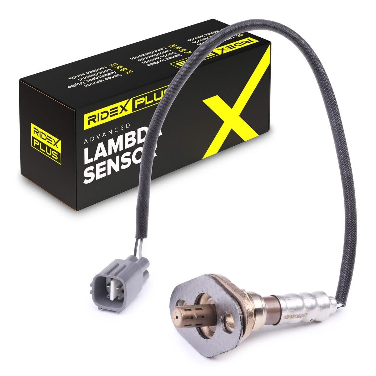 RIDEX PLUS 3922L0203P Sonda lambda con guarnizione con flangia Compatibilità con TOYOTA LAND CRUISER PZJ7, KZJ7, HZJ7, BJ7, LJ7, RJ7