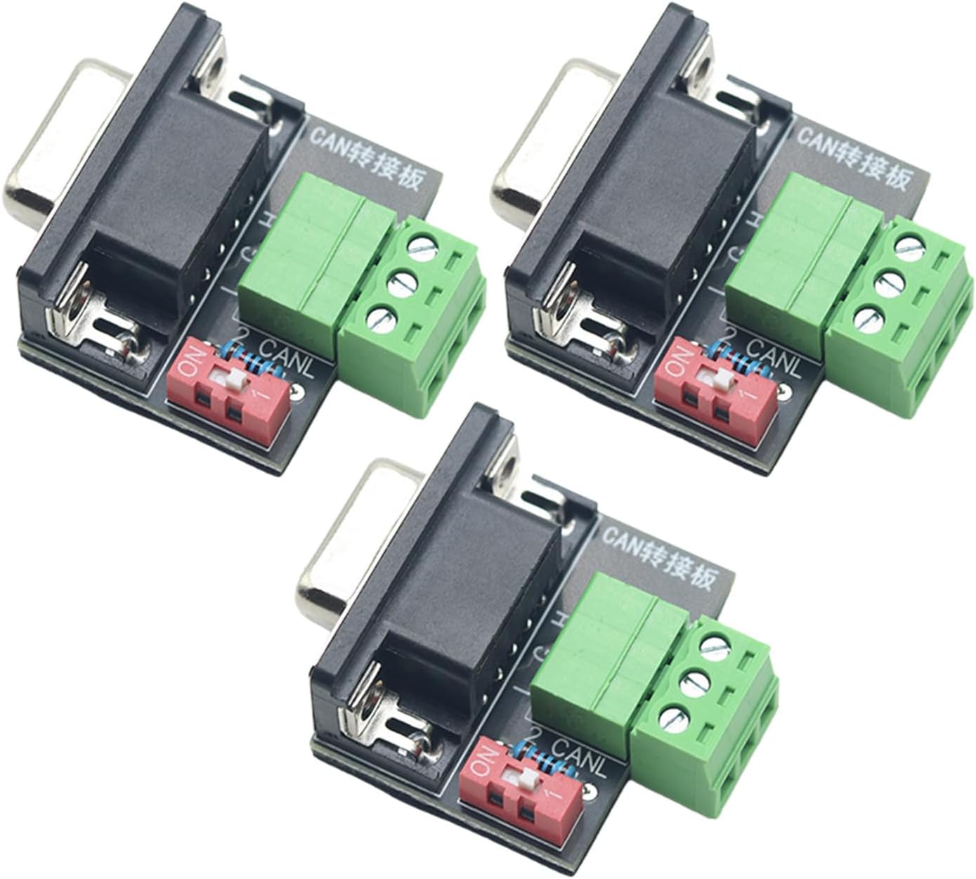 2. Industrial CAN Board DB9 Connector 120Ohm Terminal Resistors USB-PCAN PCAN USB Interfaces Board with Emis Protections