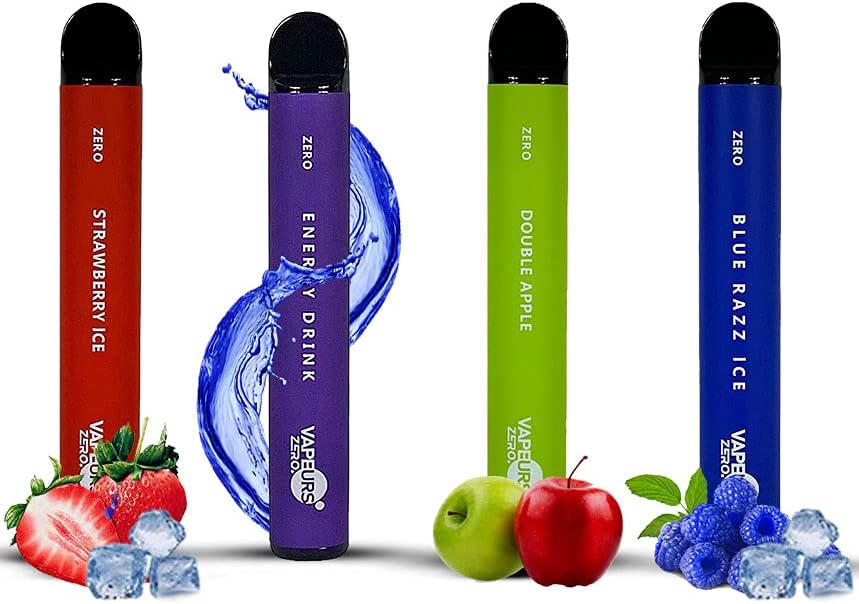 Disposable Vape Pens, 800 Puff Bar, Disposable Vape No Nicotine, 4Pack