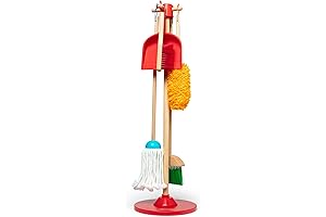 Melissa & Doug Let's Play House Dust! Sweep! Mop! Toddler Toy Cleaning Set