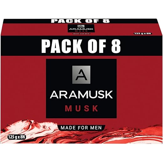 Aramusk Musk Soap 125g - Pack of 8