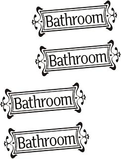 Angoily 1Pc Adesivo De Parede De Banheiro Adesivos Removíveis Adesivos De Azulejo Decalque De Janela Adesivos De Parede Positivos Adesivos De Banheiro Dizendo Adesivos De Parede De