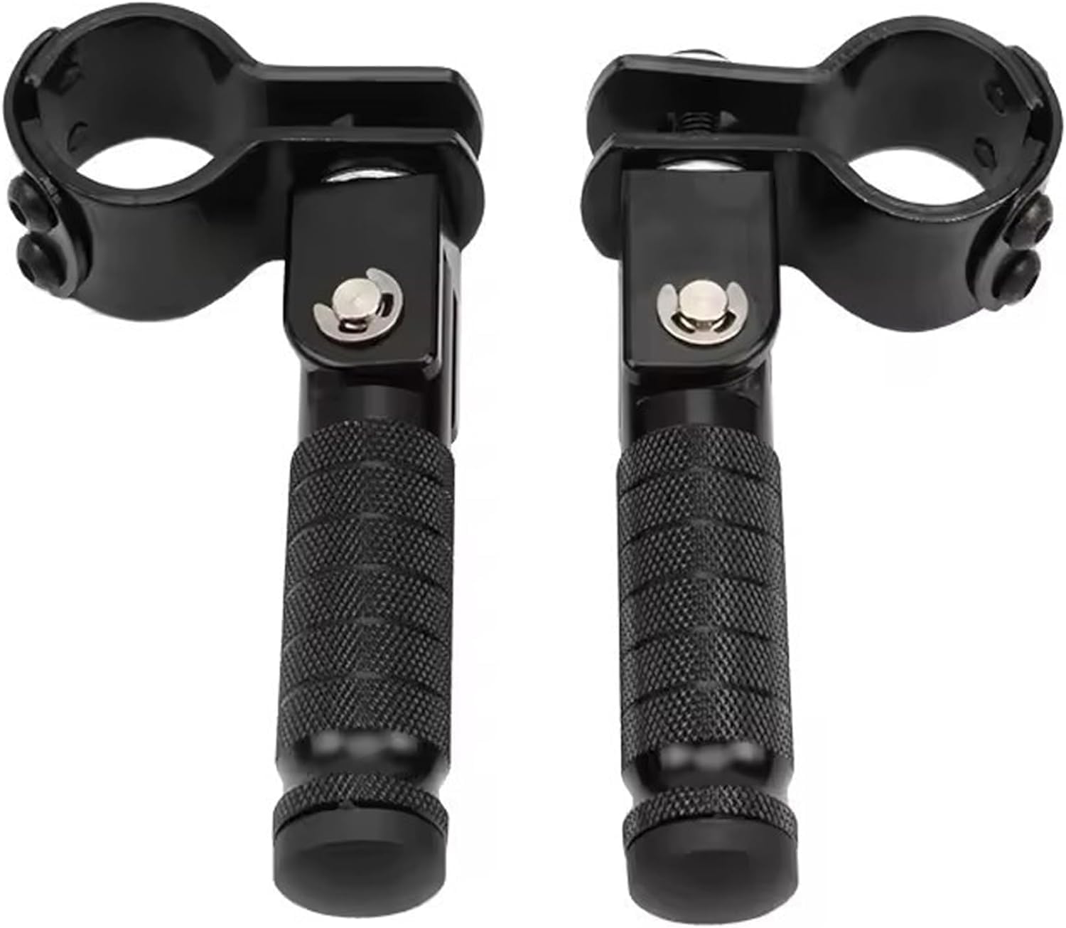 2pcs Aluminum Alloy Foot Pegs for Ebike, Folding Bike, Scooter, Motorcycle - Durable Foot Rest Accessories for Enhanced Comfort & Stability