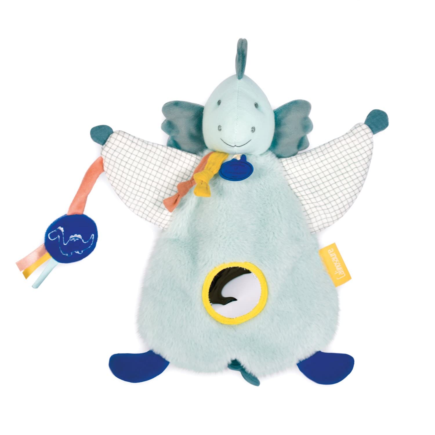 Doudou et Compagnie - Doudou Dinosaure - Marionnette d'eveil - Vert - 25 cm - Doudou MARIONNETTE D EVEIL - DC3940