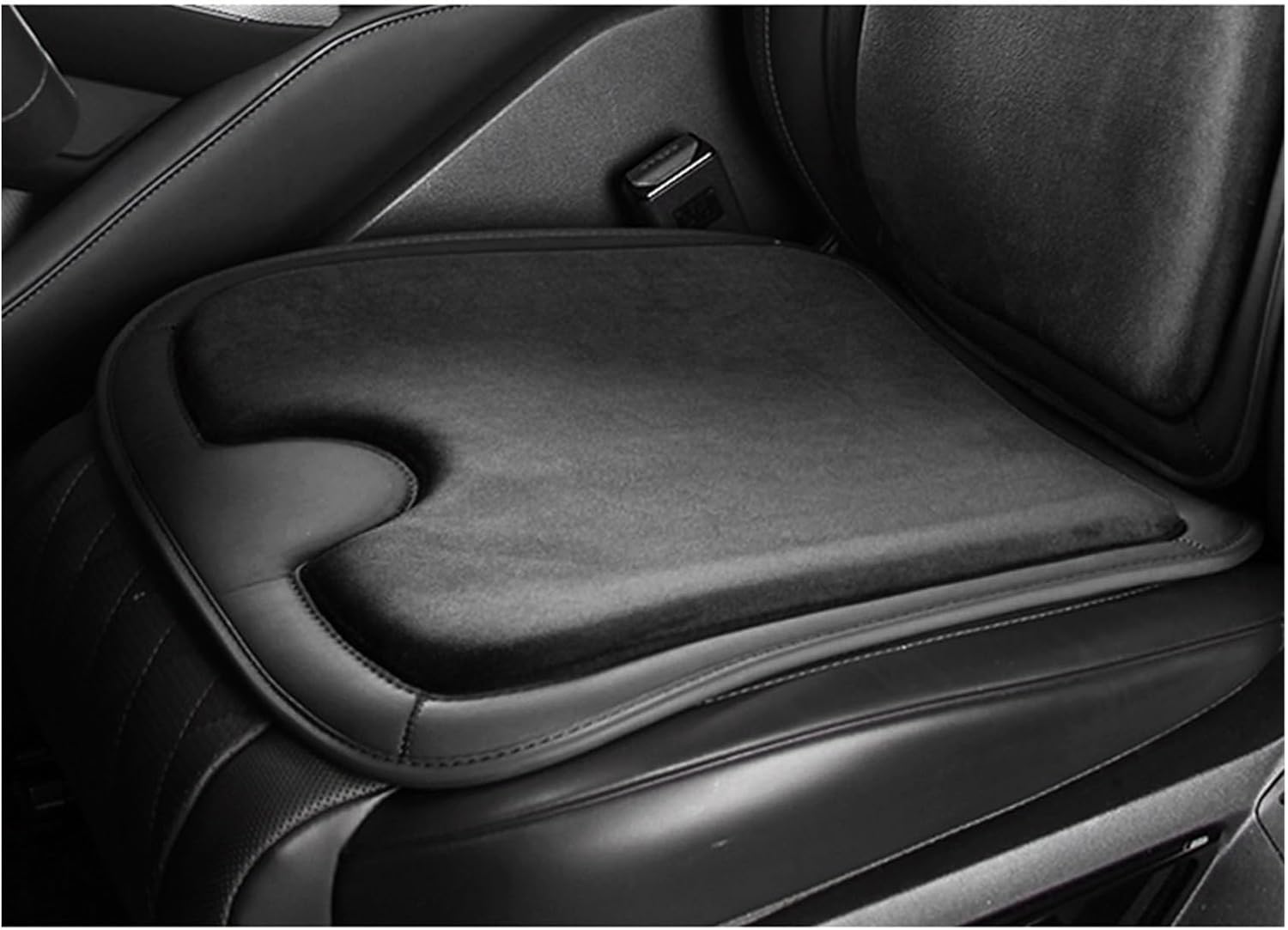 M Car Cushion Four Seasons Non-Slip Tie-Free Car Mat Memory Foam Seat Cushion Y (Color : B)