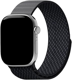 DailyObjects Basic Nylon Watch Strap Compatible with Apple Watch Series 9/8/7 (45mm) | Series SE2/6/SE/5/4 (44mm) | Ultra/...
