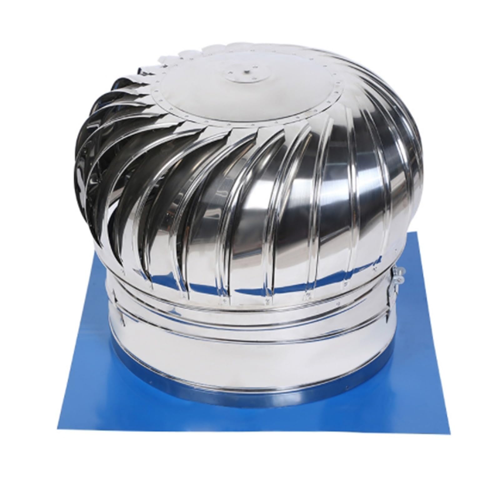 Sombrerete de Chimenea, sombrerete de Techo contra Lluvia, sombrerete de Acero Inoxidable para Ventilador de turbina rotativa, sombrerete Giratorio Anti-Corriente descendente, para Tejas de