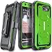 Samsung Galaxy J3 Emerge/J3 Prime/J3 Eclipse/Express Prime 2/Luna Pro/Amp Prime 2/Sol 2 Case, COVRWARE [Aegis Series] Built-in [Screen Protector] Heavy Duty Rugged Holster [Belt Clip][Kickstand] Green