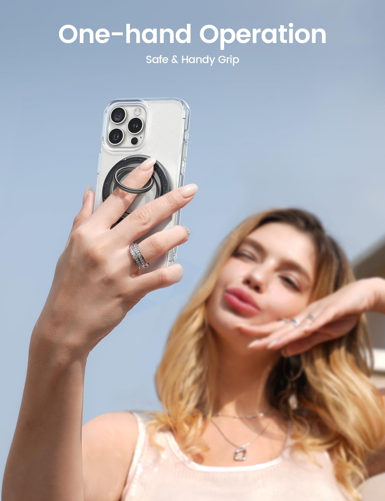 Lamicall Magnetic Phone Ring Holder for MagSafe - Image 2