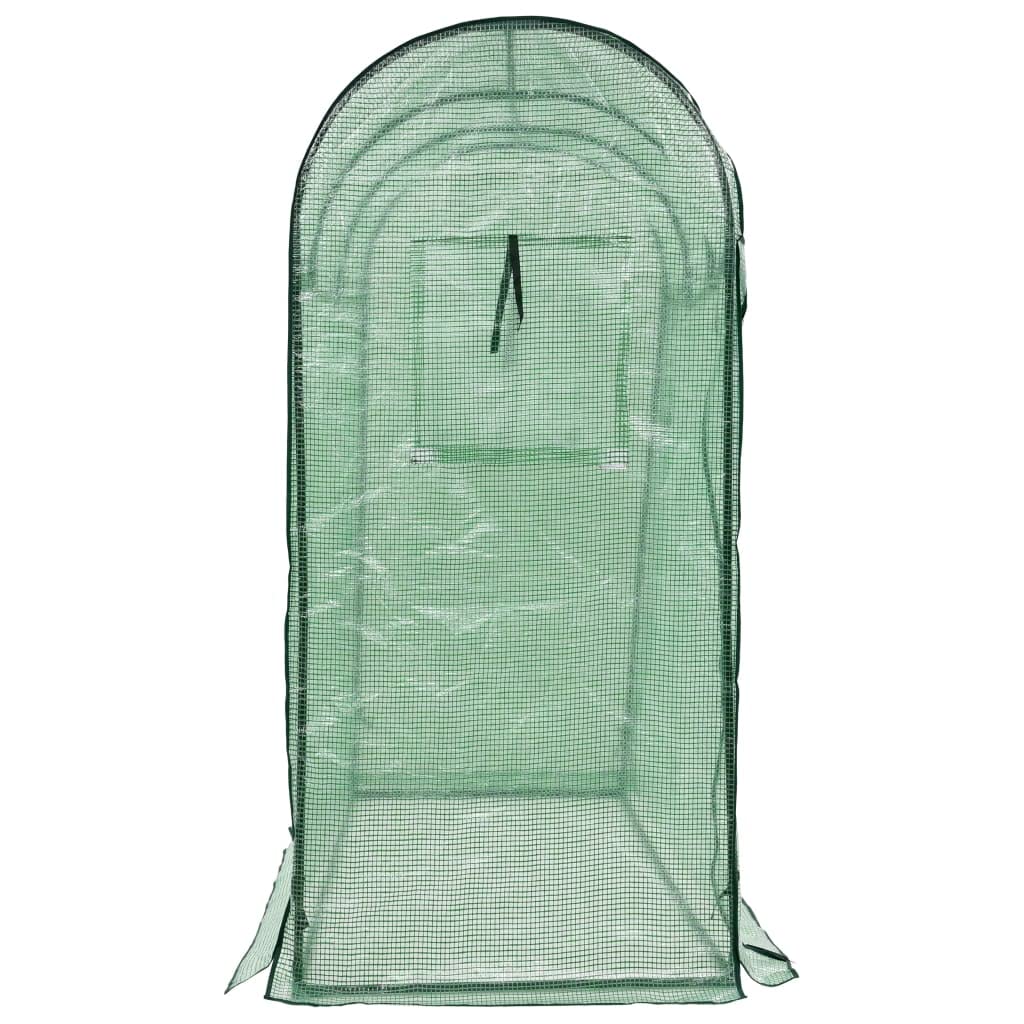 Invernadero con entrada con bisagra, 200 x 80 x 170 cm, invernadero para exteriores, invernadero para plantas, flores y hortalizas, invernadero de jardín