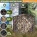 TLC Sport Hunting Blind with Carrying Bag, 360 Degree See Through Ground Blind for 2-3 Person, Camouflage Pop Up Hunting Tent Portable Concealed