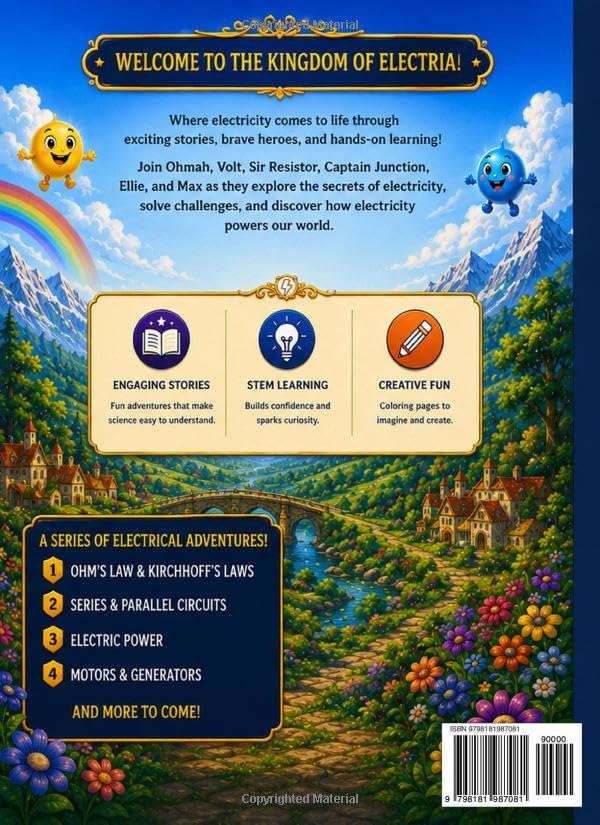 Electrical Adventure Stories for Kids: Book 1: Discovering Ohm's Law & Kirchhoff's Laws - NEW EDITION image 3