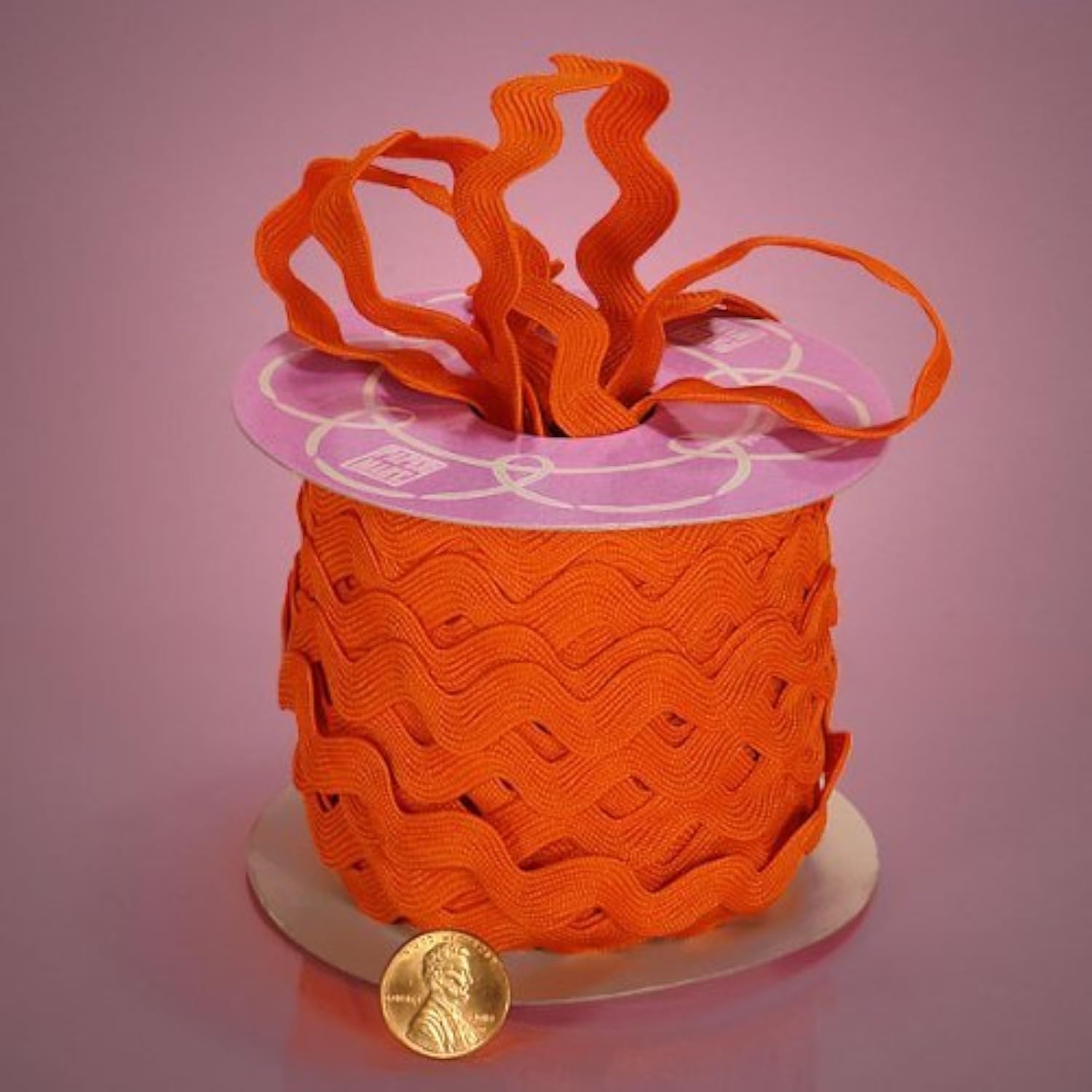 Tangerine RIC Rac 11 mm X 25 Yards