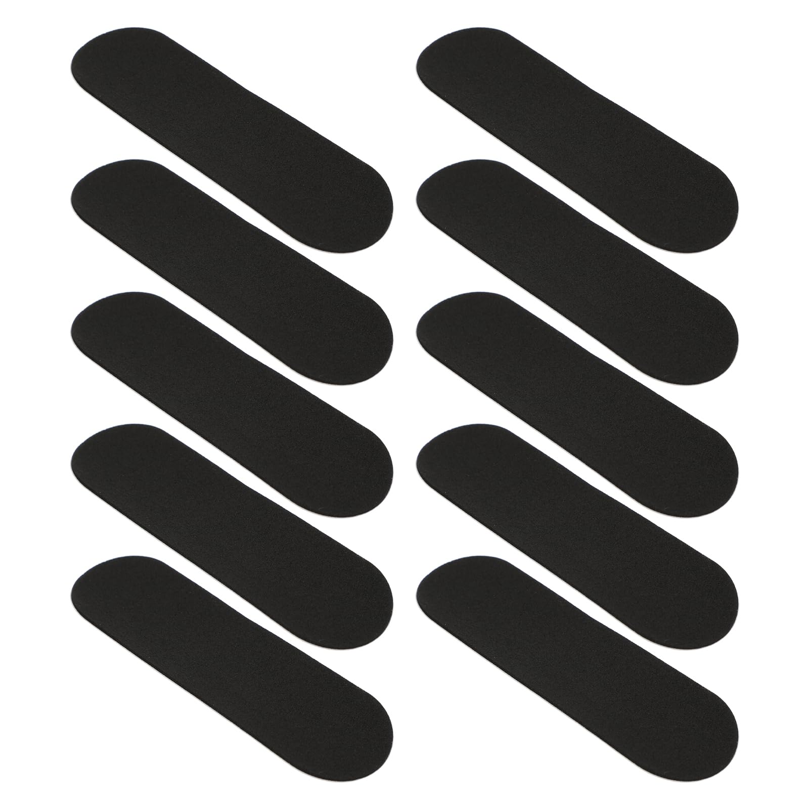 jojofuny Skateboard Non- Comfortable Fingerboard Grip Tape 10 Pcs Black Foam Finger Board Sticker Non Slip Board Grip Tapes for Fingerboard Control (31mm* 96mm) Finger Toy Foam Grip Tape