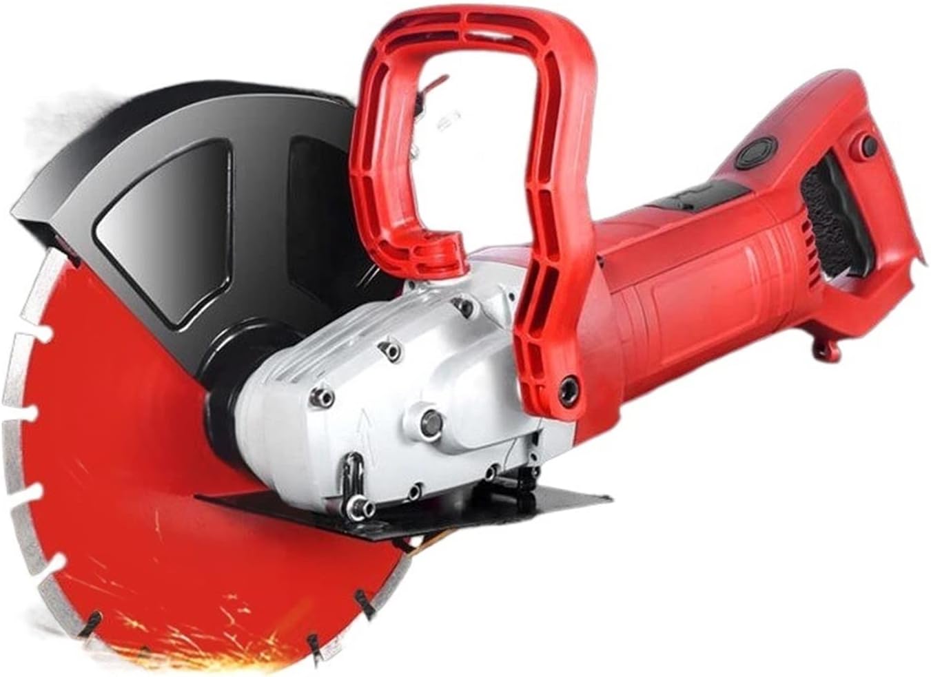 Wall Grooving Machine 6500W Electric Wall Chaser Groove Cutting Machine Wall Slotting Machine Steel Concrete Cutting Machine for Cutting Slotting Marble Concrete Grooves (Color : 355set1)