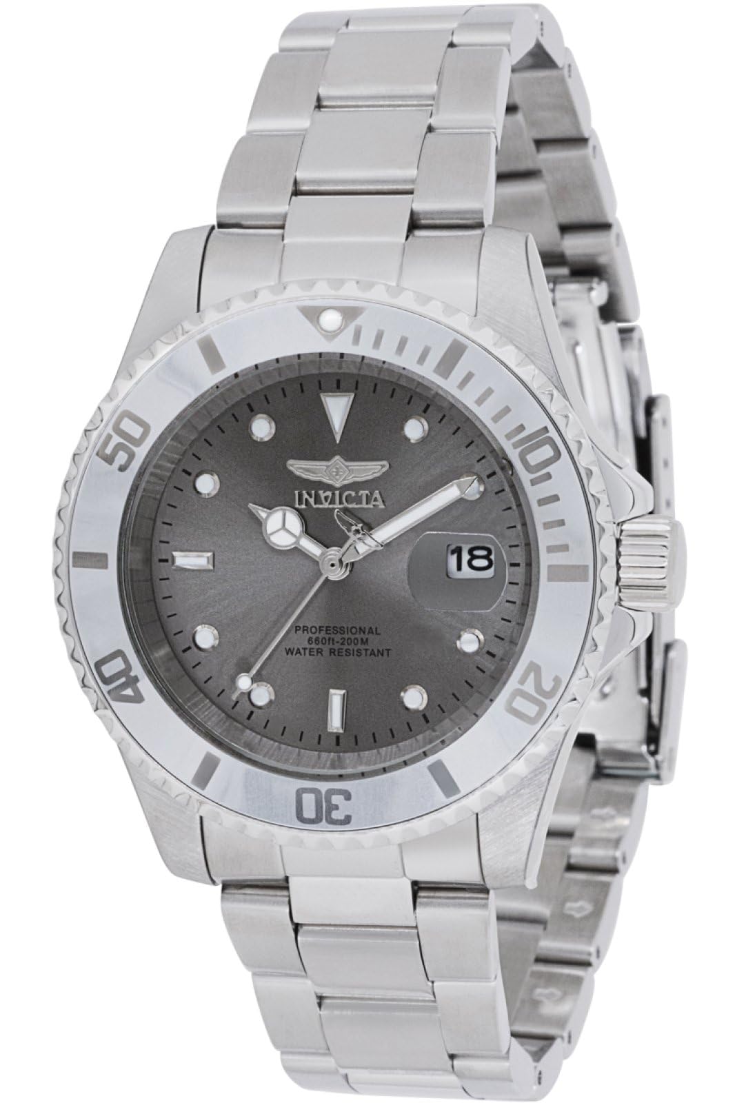 Invicta Stainless Steel Analog Gray Dial Men Watch-43544, Silver Band (B0CPP96J39) Amazon Price History, Amazon Price Tracker