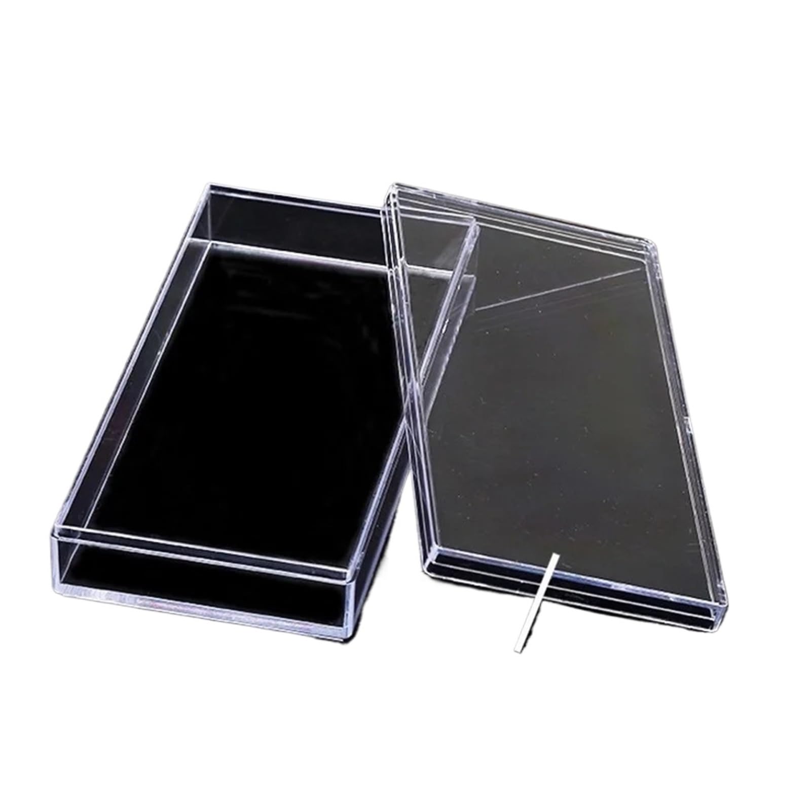 Organizador De Maquillaje Cajas De Embalaje Transparentes, Accesorio De Almacenamiento Acrílico Transparente, 10 Uds.(15.5x7.5x2.5cm H1552)