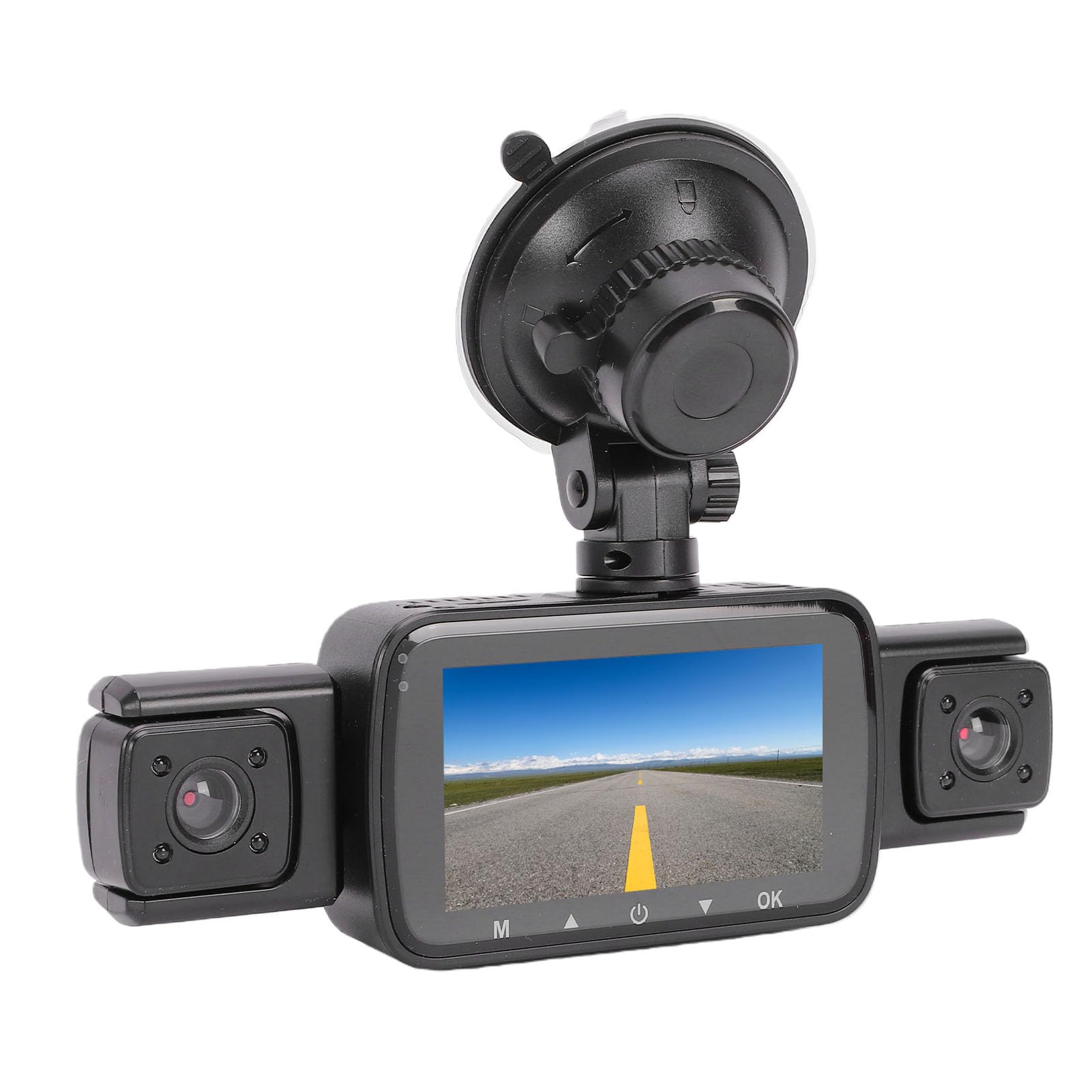 Dash Cam 4 Obiettivi 1080P HD Anteriore Posteriore Interno