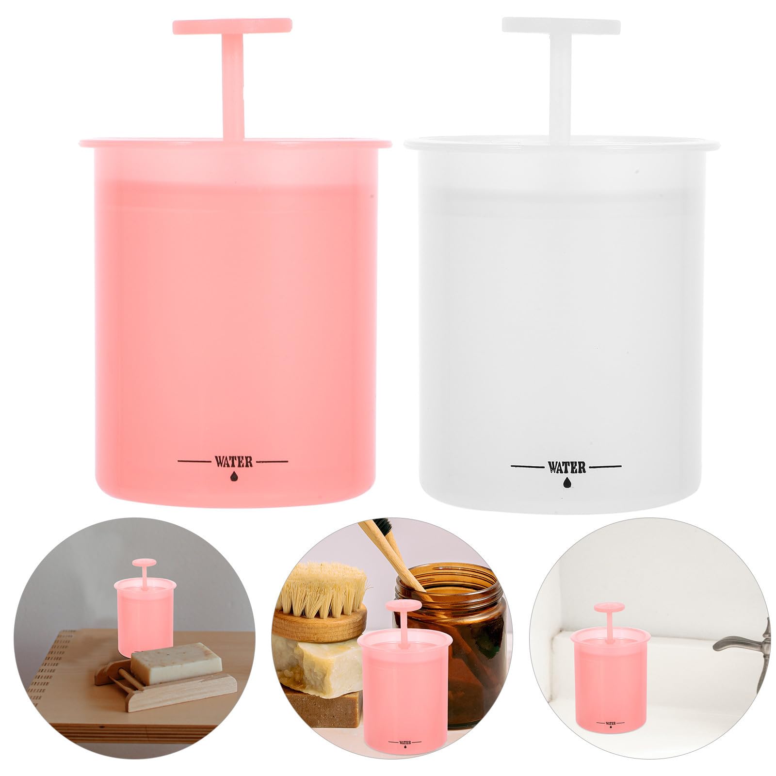 VICASKY 30 Pezzi Tazza Schiuma Detergente Viso Manuale Pp per Casa e
