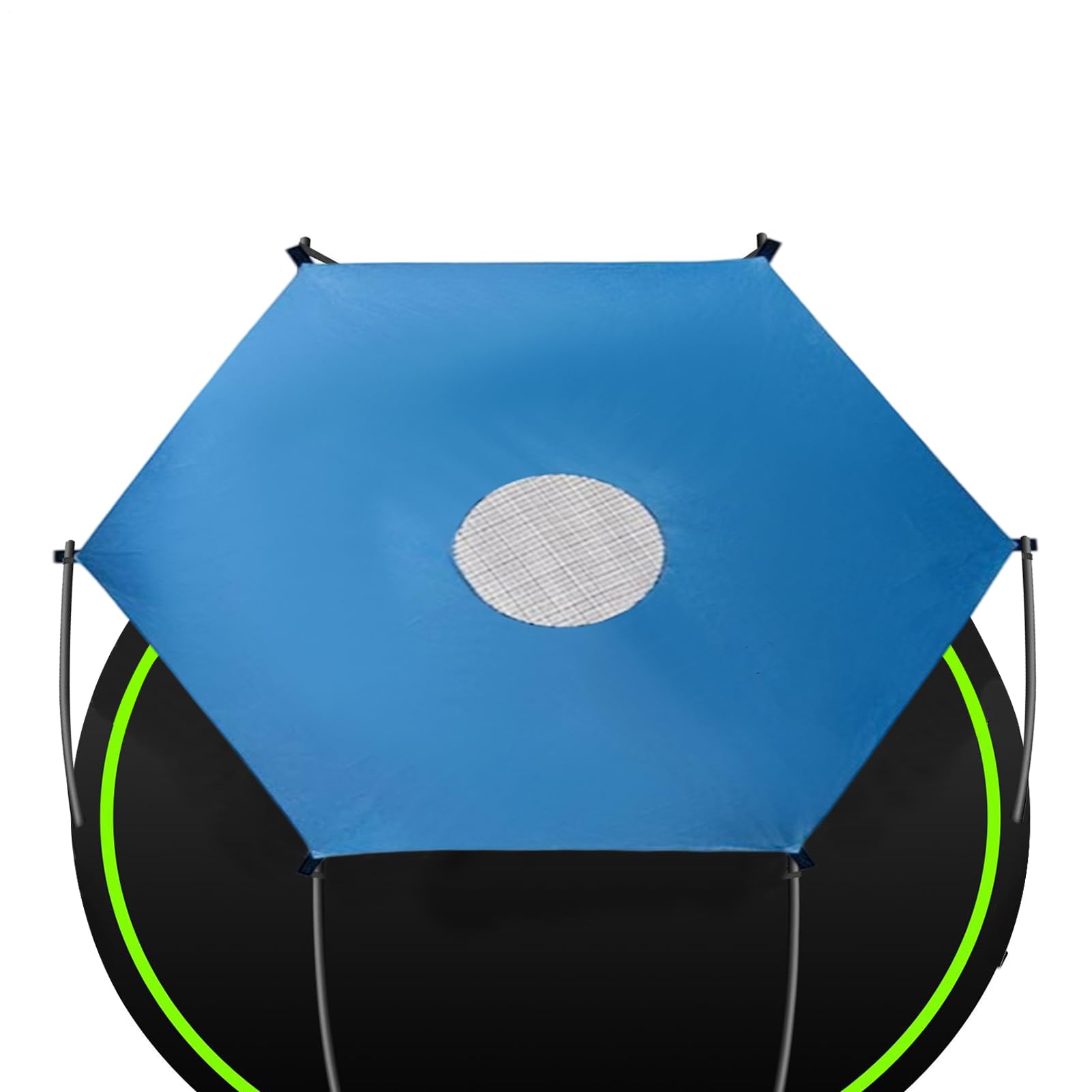 Bâche pour trampoline 3m - Toit imperméable et abri de jardin - 8