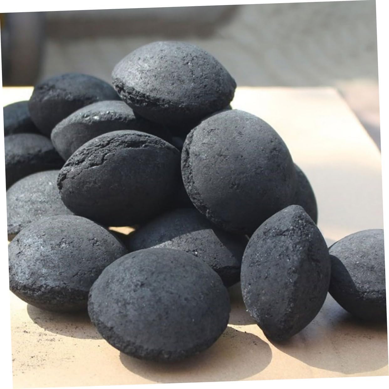 Milisten 1Pack Portable Charcoal for Grilling and Camping Durable Outdoor Charcoal for Fire Pits and Cooking for Any Weather Conditions