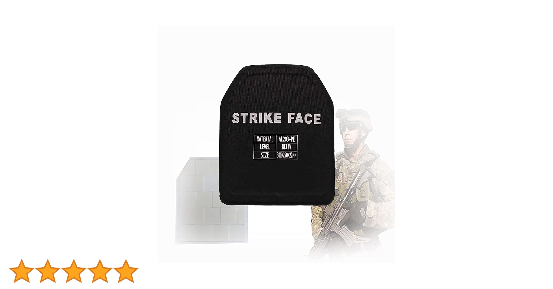Amazon.co.jp: グレード6の防弾インサート、チェスト