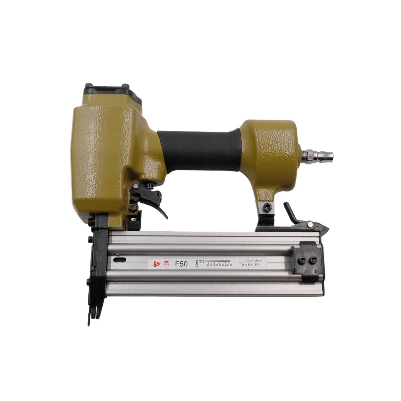 PIGENEQW Oil-Free Pneumatic Staple Gun Heavy-Duty Stapler F50 Air Brad Nailer Pneumatic Framing Nailer Nail Gun Fastener Nail Gun(F50 JP)
