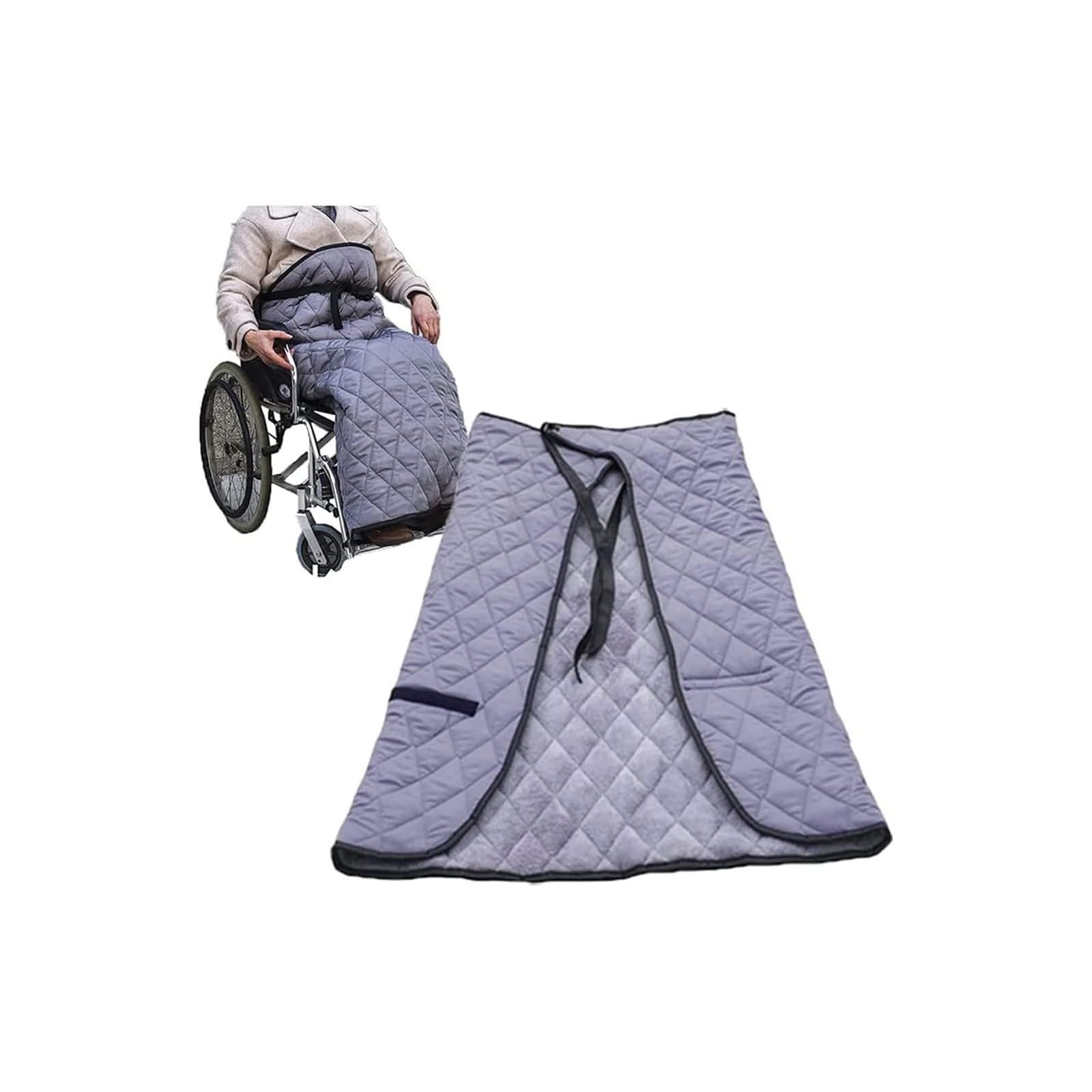Manta Ligera para Silla de Ruedas, Funda para Silla de Ruedas, Funda para Silla de Ruedas para Adultos, Fundas cálidas para sillas de Ruedas manuales y eléctricas.
