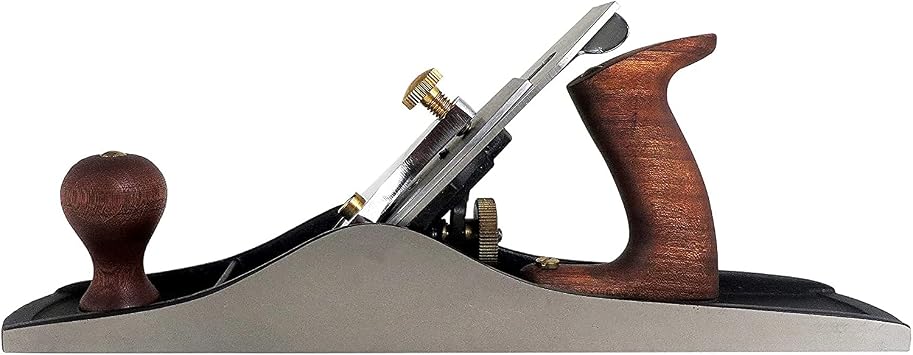 Hand planer includes 2 adjustable 14 long blades.