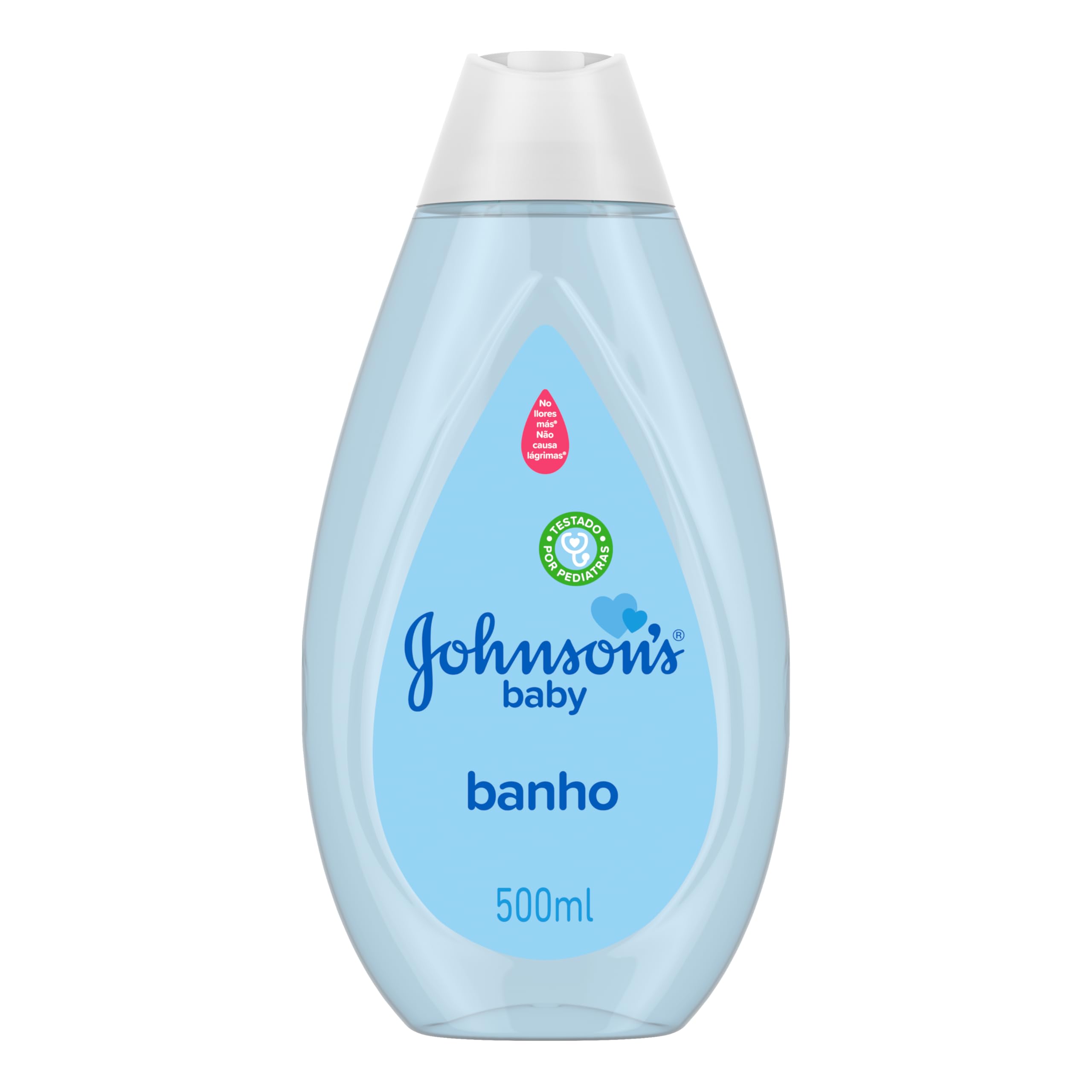 Johnson's Baby – Bain (500 mL) – Testé par des pédiatres et des dermatologues – Formule sans colorants avec un pH équilibré – Une expérience de bain multisensorielle
