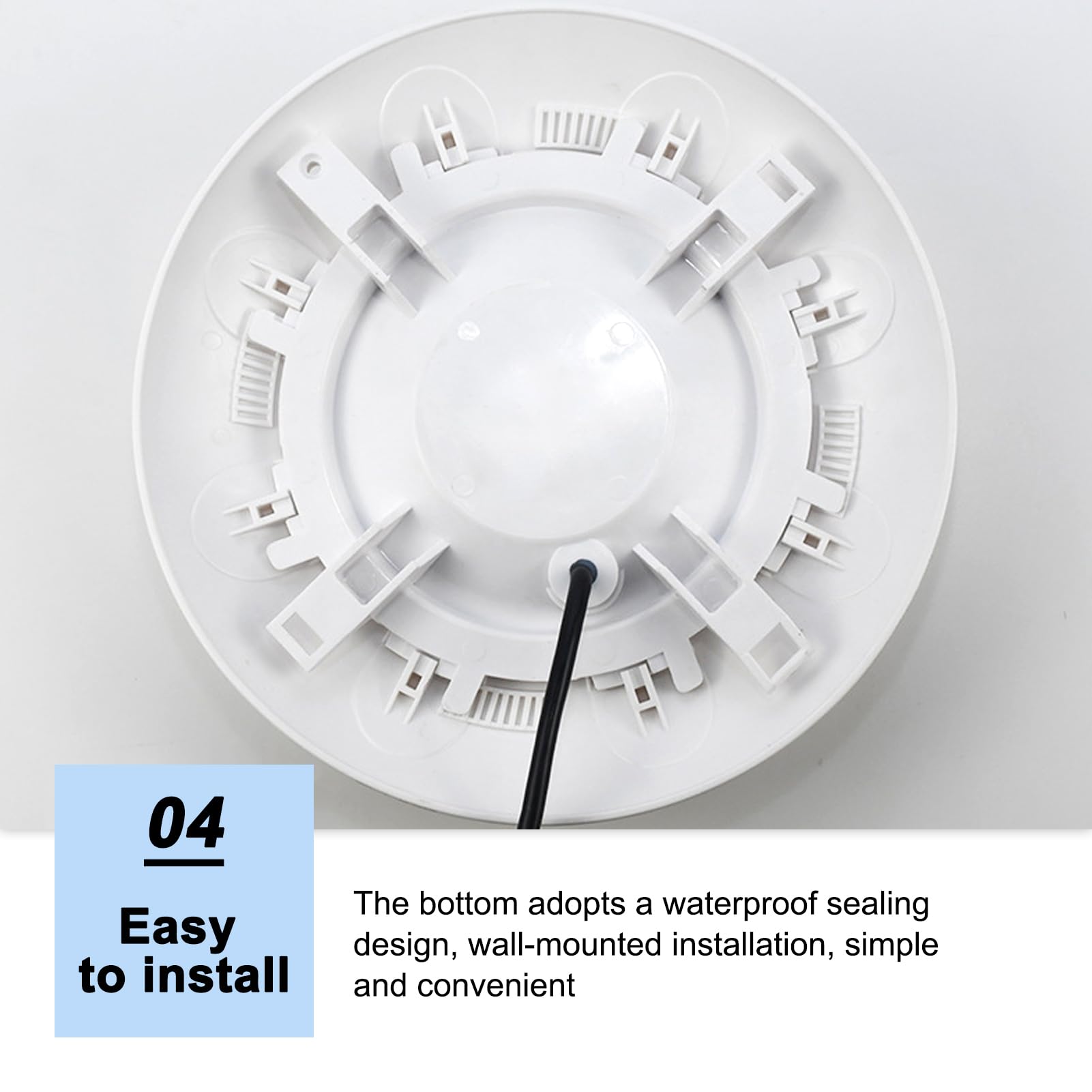 flexman Luce della Piscina, AC12V IP68 Luce Bianca Impermeabile di Illuminazione a LED, Luce Subacquea Montata a Parete per Acquari, Serbatoi di Pesce, Fontane, Stagno (35W)