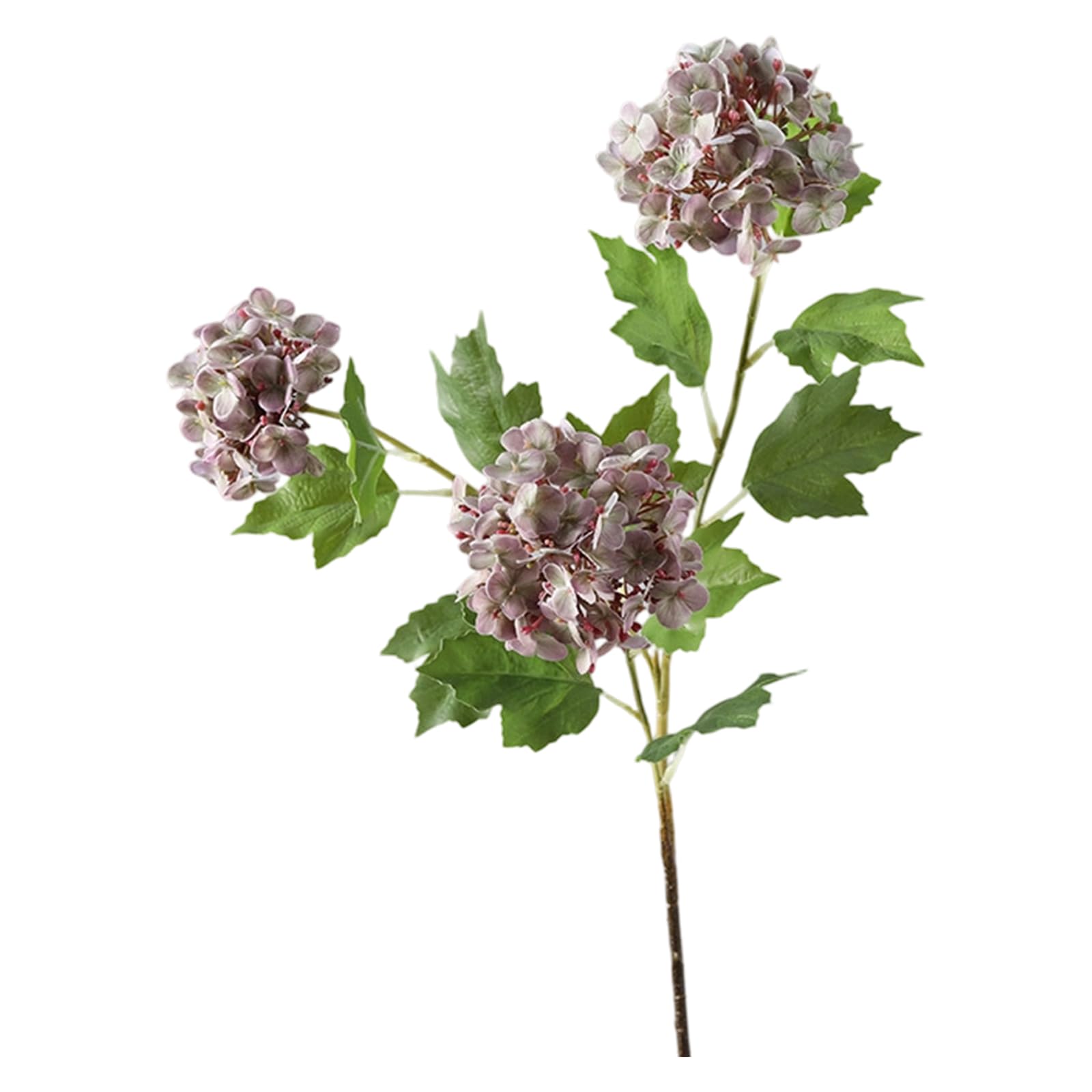 KAHDGSS Hydrangea Flower Stems Decorative Florals with Green Leaves for Wedding Centerpieces and Home Vases Flower Stems