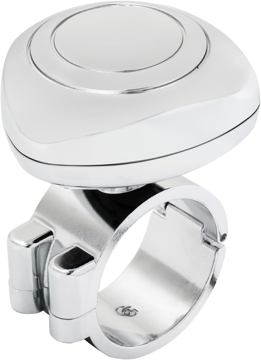GG Grand General 80086 Chrome Plastic Steering Wheel Wheel Spinner Knob with 1-3/4 inches Diameter