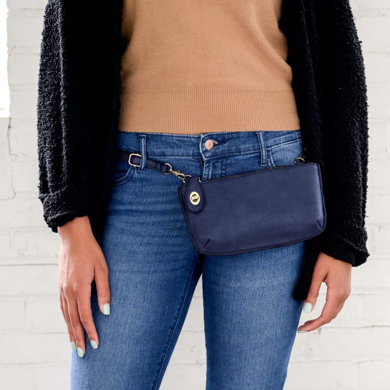Image of Joy Susan Women's Fashion Purse Mini Crossbody Wristlet Clutch Handbag - Cobalt