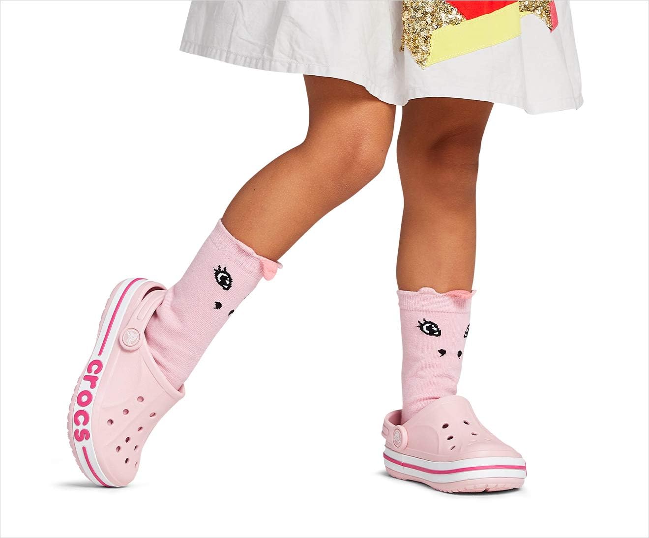 Crocs Unisex Baby Boys & Girls Bayaband Clog (Boys & Girls Bayaband Clog) - Petal Pink, size: 31 EU