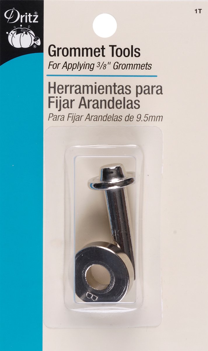 Dritz 1T Grommet Tool for 3/8-Inch Grommets, Nickel - Image 2