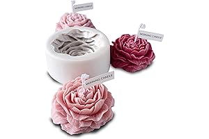 Versatile Flower Silicone Candle Moulds Set