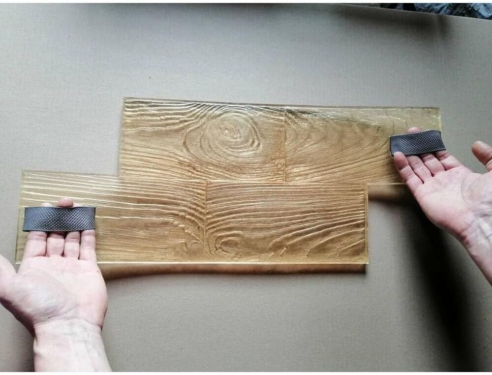 Polyurethane Mat Stamp ''BOARDS'' | 22,83'' x 9,05'' x 0,47'' Inches | 580 х 230 х 12 mm | Flexible and Durable Stamp for Printing Decorative Textures on Concrete, Cement and Plaster