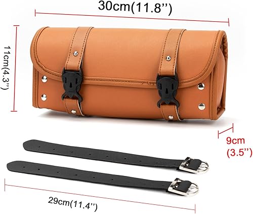 Miniatura 2 de Bolsa de herramientas para motocicleta, bolsa universal para manubrio de motocicleta, bolsa de tenedor de motocicleta, bolsa de almacenamiento