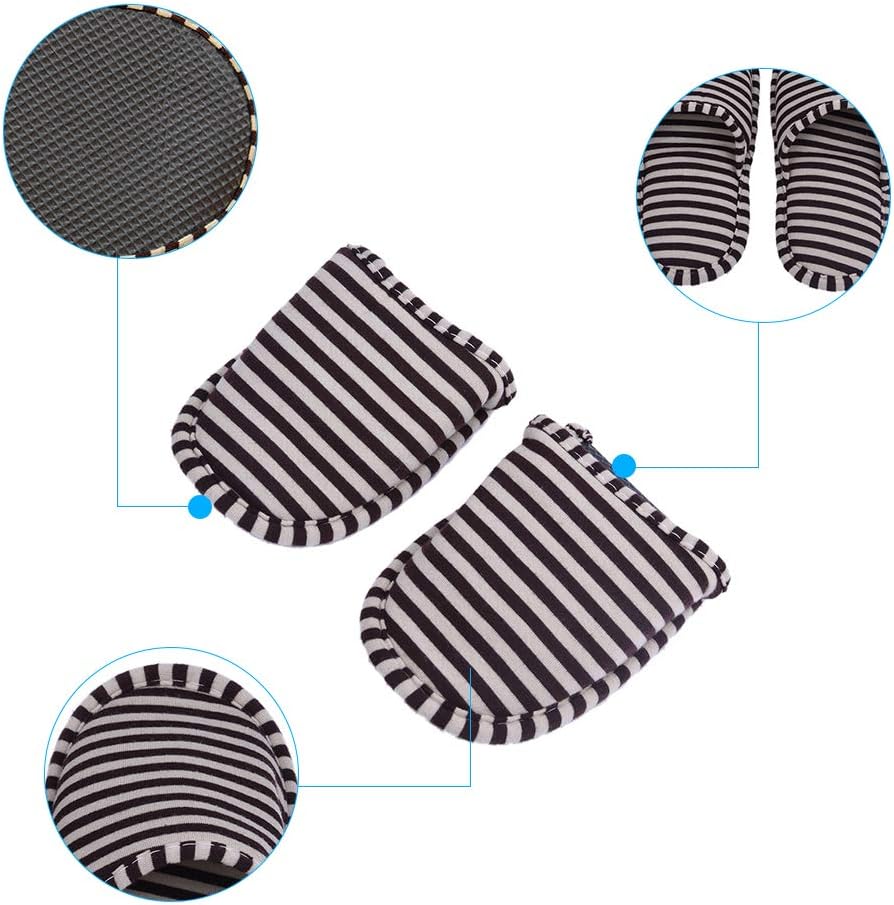 Travel Foldable Slippers, Anti Slip, Lightweight Women Slippers, Drawstring Storage Bag for Home Hotel Flight Use - Image 5