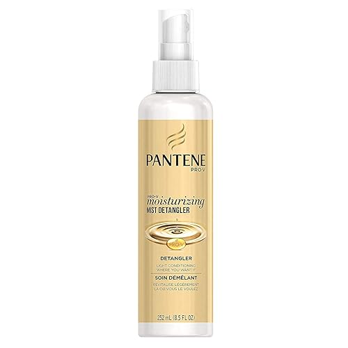 Pantene Pro-V - Desenredador de humedad para el cabello, acondicionador ligero, 8.5 oz (paquete de 4)