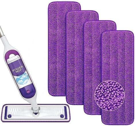 Reusable Power Mop Refills Pads Compatible with Swiffer PowerMop ...