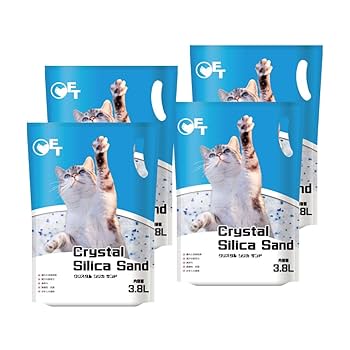 【ねこサンド】 Amazon | 【OFT】 クリスタルシリカサンド 3.8L(1.5kg) 4個