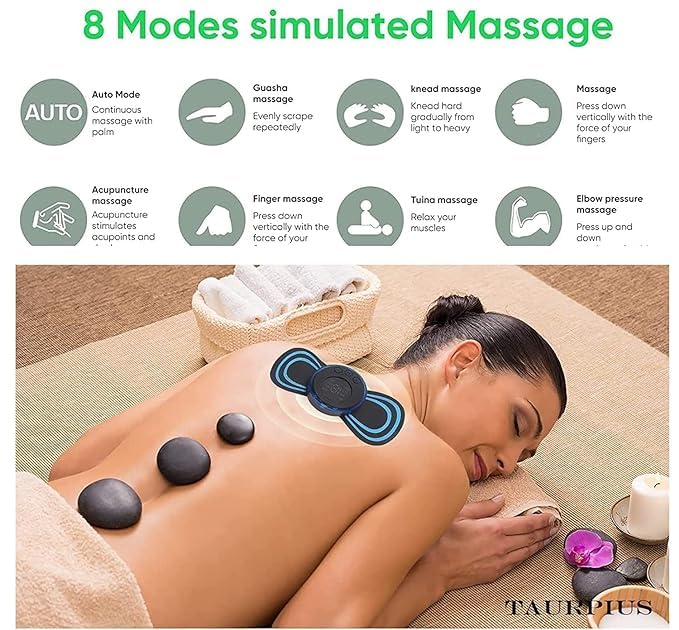 Mini Massage Machine Mini Massage Portable Portable Recruitful Full Body Massage 8 Mode EMS Neck Cervical Massage (Body Massage) (Mini-VIB) for pain relief Mini Massage Machine Mini Massage Portable Portable Recruitful Full Body Massage 8 Mode EMS Neck Cervical Massage (Body Massage) (Mini-VIB) for pain relief