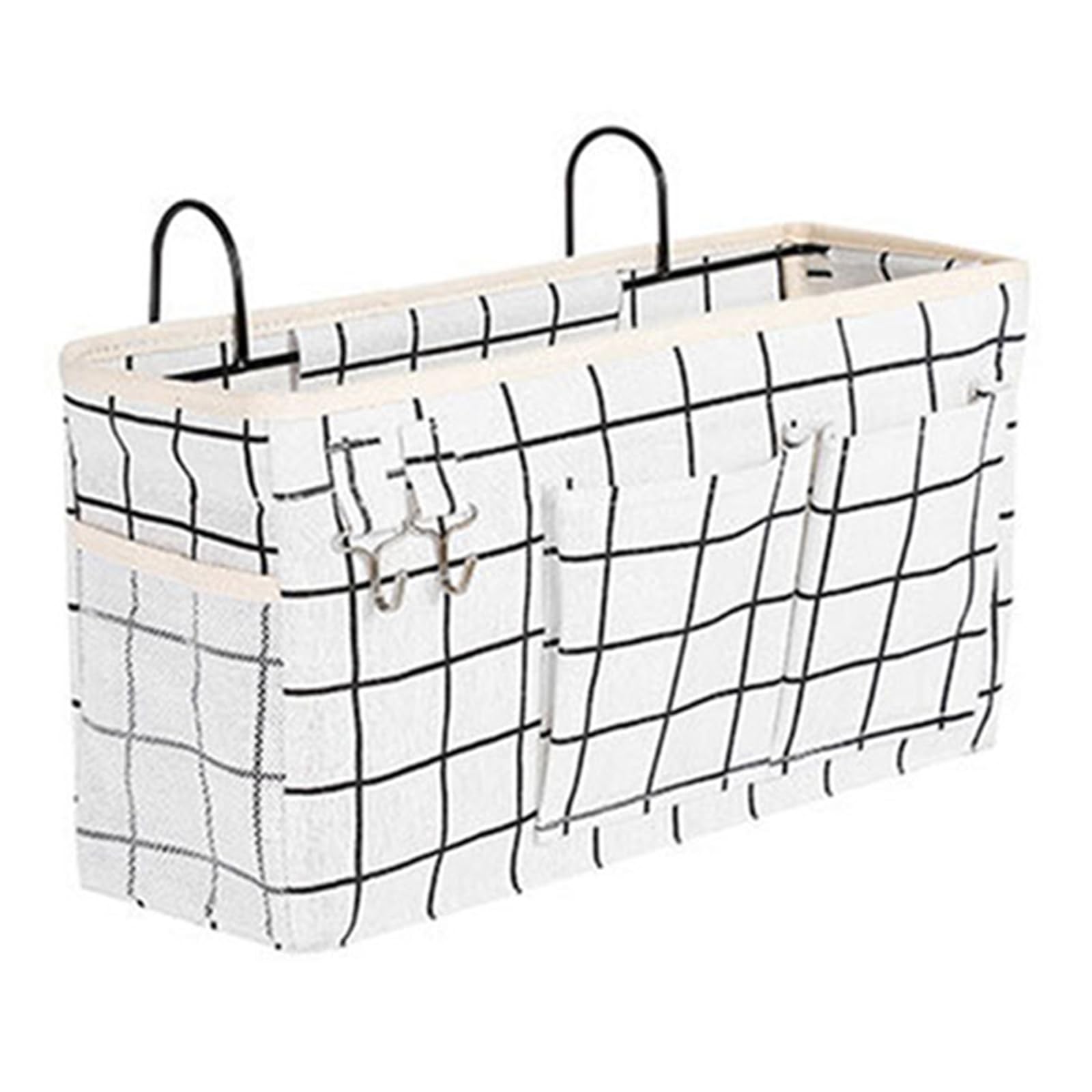 Tsophreniq Dorm Rooms Bed Rails Hanging Organiser Bedside Storage Bag for Books Magazines Remote Control Holder Small Apartment Storage