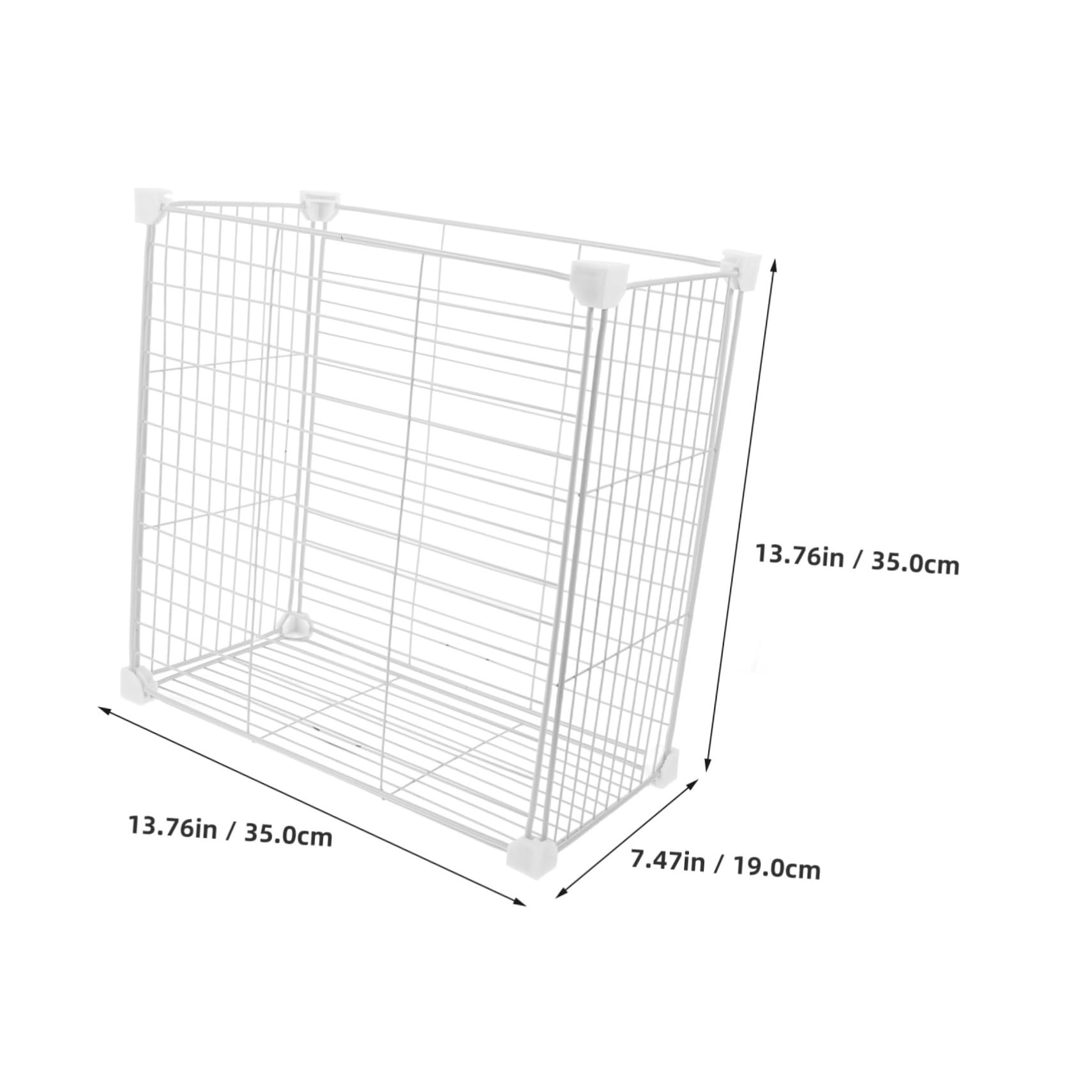 Cesta Divisoria del Congelador de Hierro Blanco para Organizar Alimentos | Diseño de Malla Transpirable, Limpieza Sencilla, Uso Multifuncional para Frutas y Carnes, Apta para Despensa