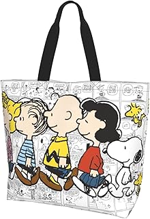 スヌーピー アニメ トートバッグ 大容量 軽量 おしゃれ 買い物バッグ レディース メンズ 通勤 通学 旅行用 グッズ キャラクター プレゼント